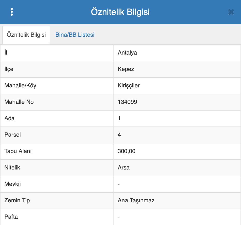 Antalya Kepez Kirişçiler'de Satılık Villa İmarlı 300 M2 Arsa
